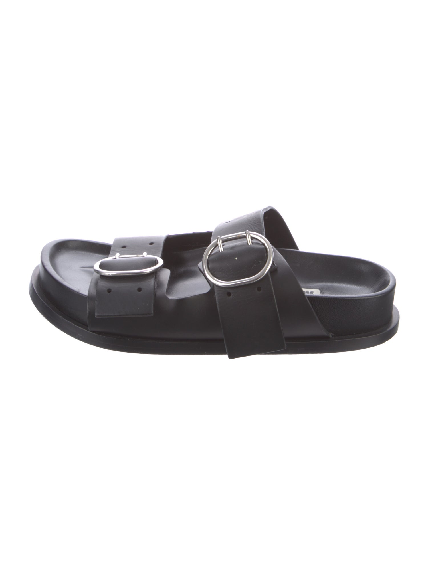 サンダル・ミュール JIL SANDER Women Sandals J57WP0002 BLACK Jil Sander Sandals | The RealReal