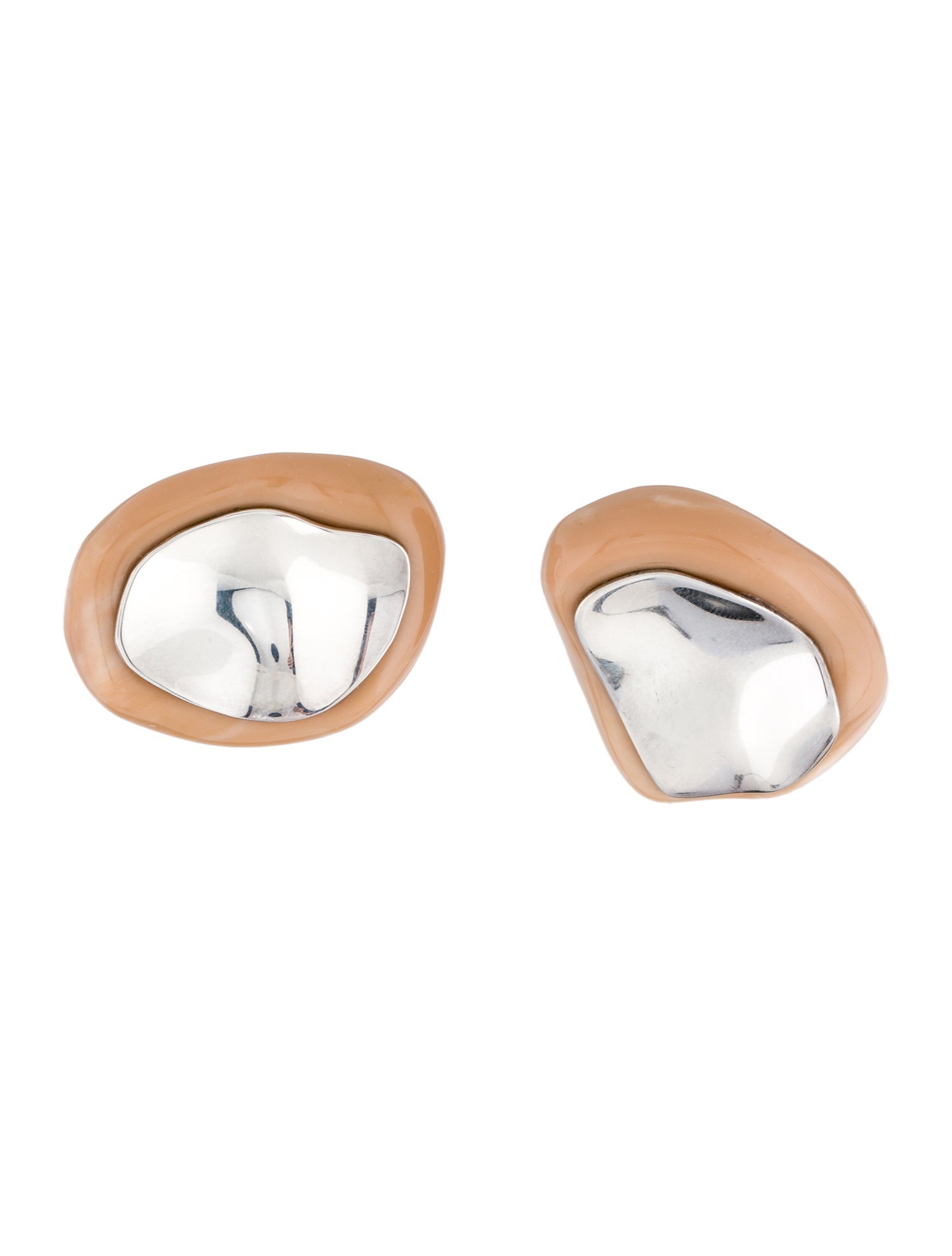 Jil Sander Resin Earclip Earrings
