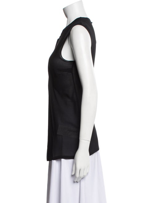 Jil Sander Crew Neck Sleeveless Blouse