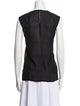 Jil Sander Crew Neck Sleeveless Blouse