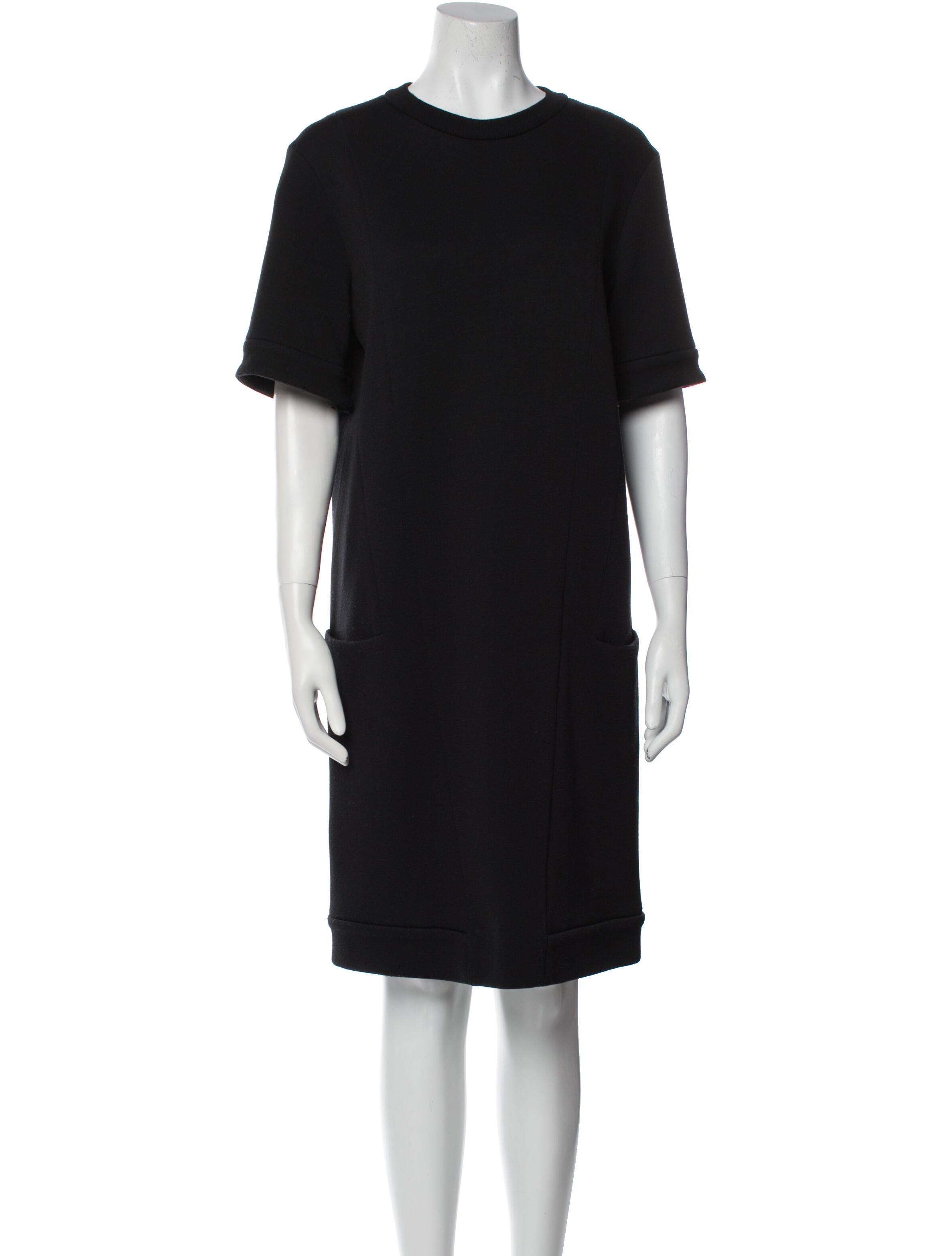 Jil Sander Wool Knee-Length Dress