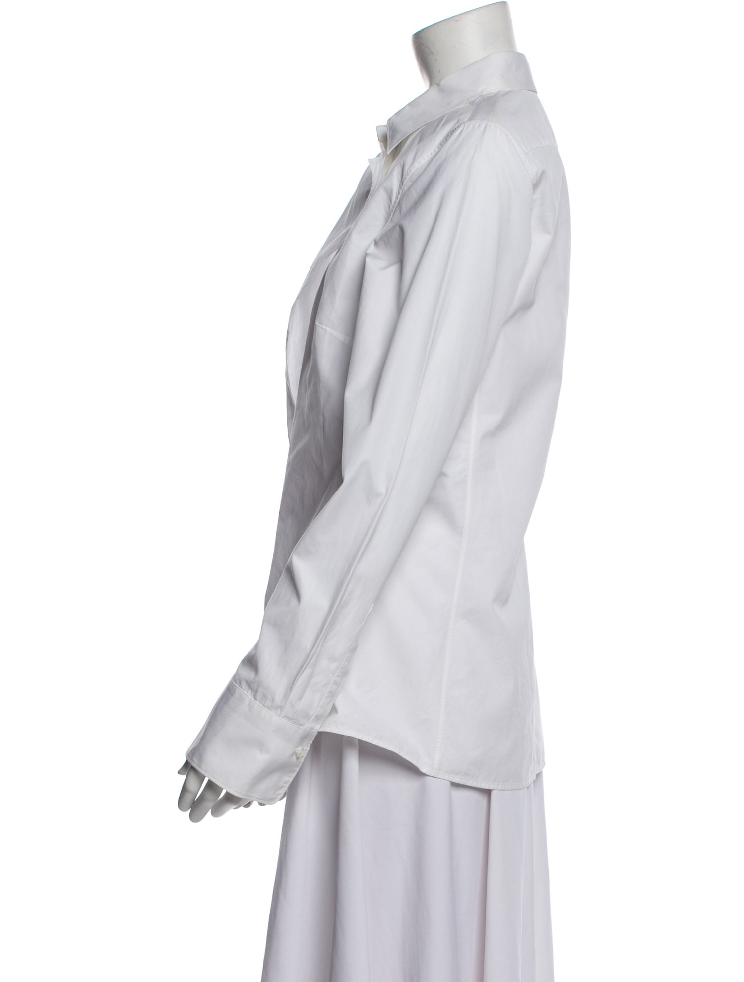 Jil Sander Long Sleeve Button-Up Top