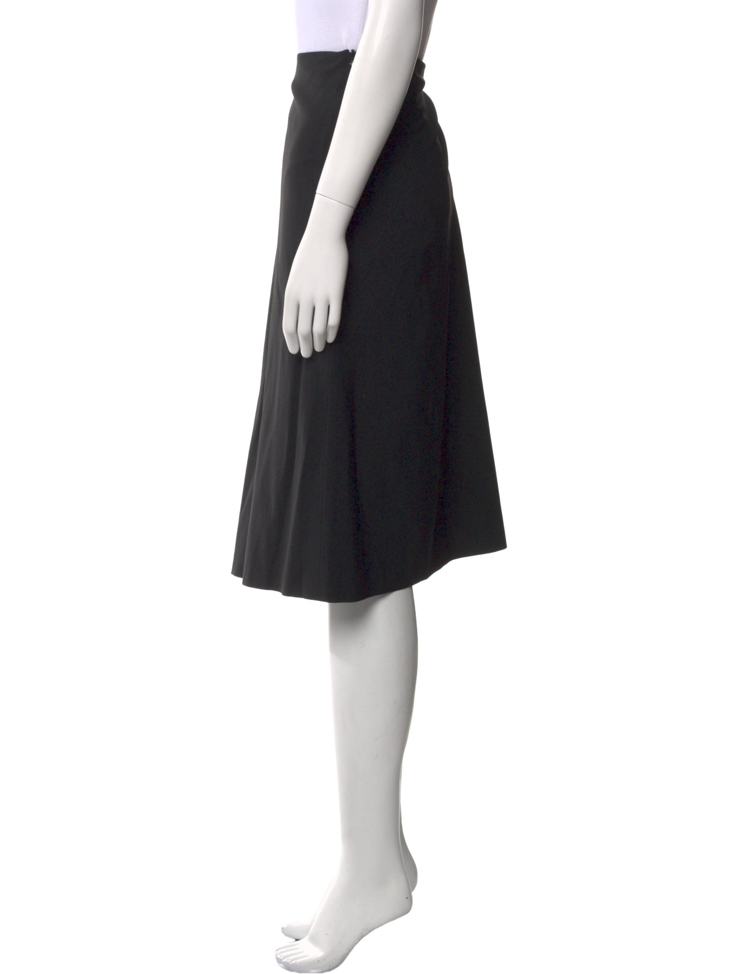 Jil Sander Wool Knee-Length Skirt w/ Tags