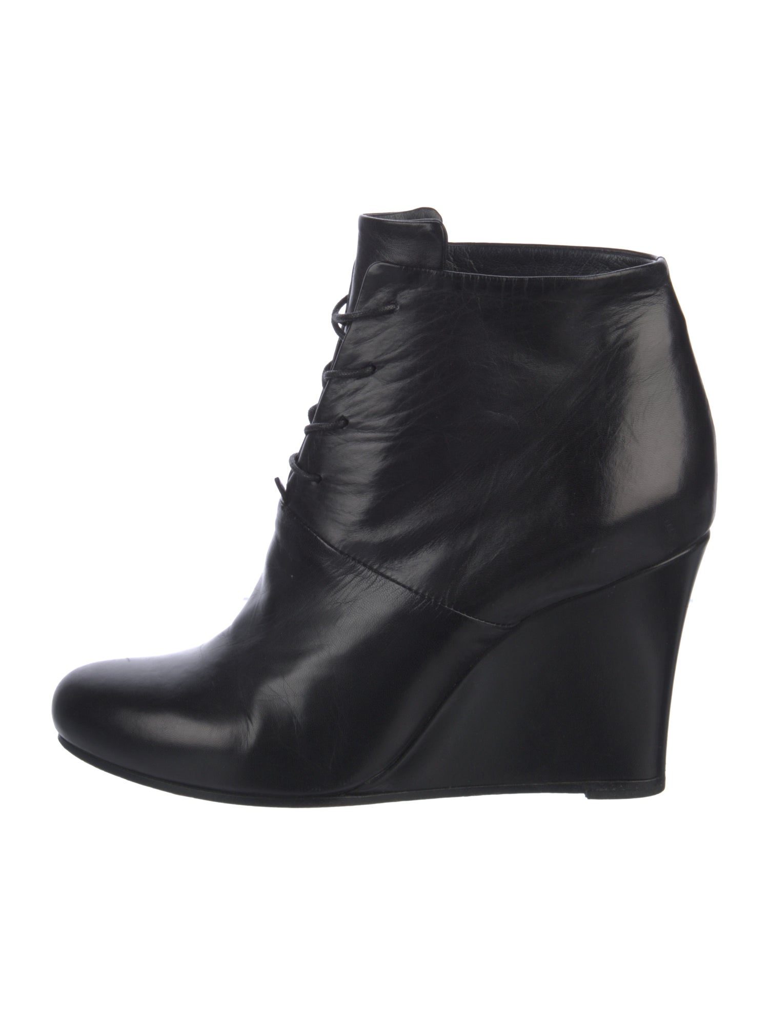 Jil Sander Leather Lace-Up Boots