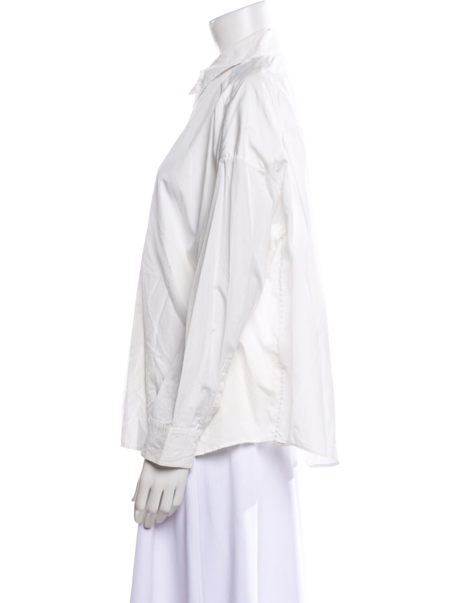 Jil Sander Long Sleeve Button-Up Top
