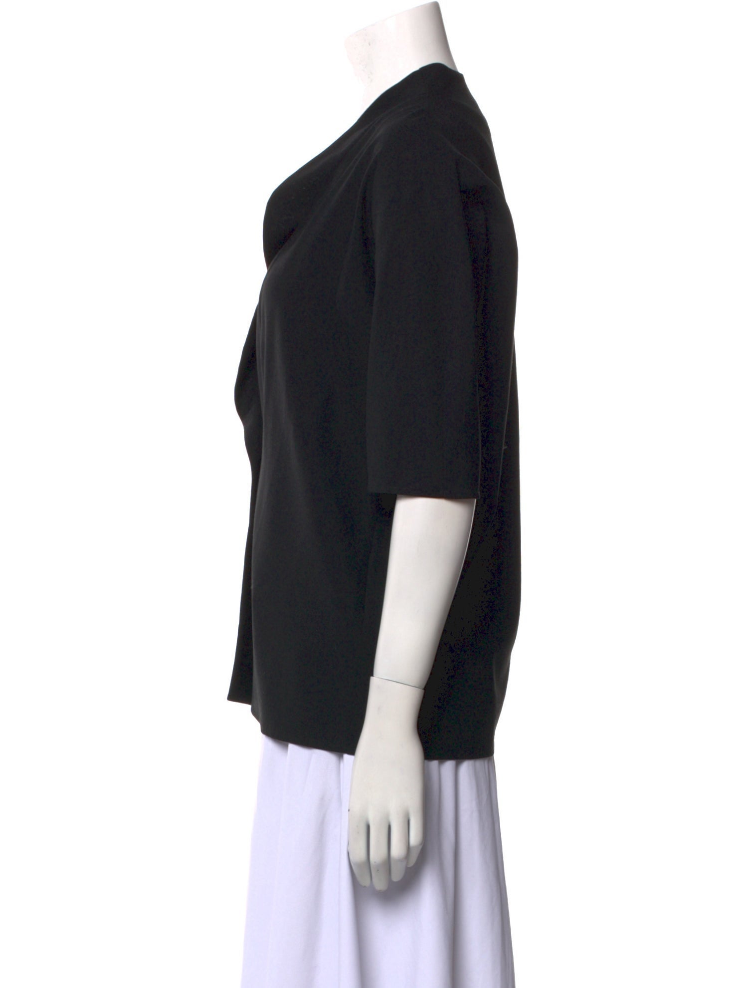 Jil Sander Wool V-Neck Blouse