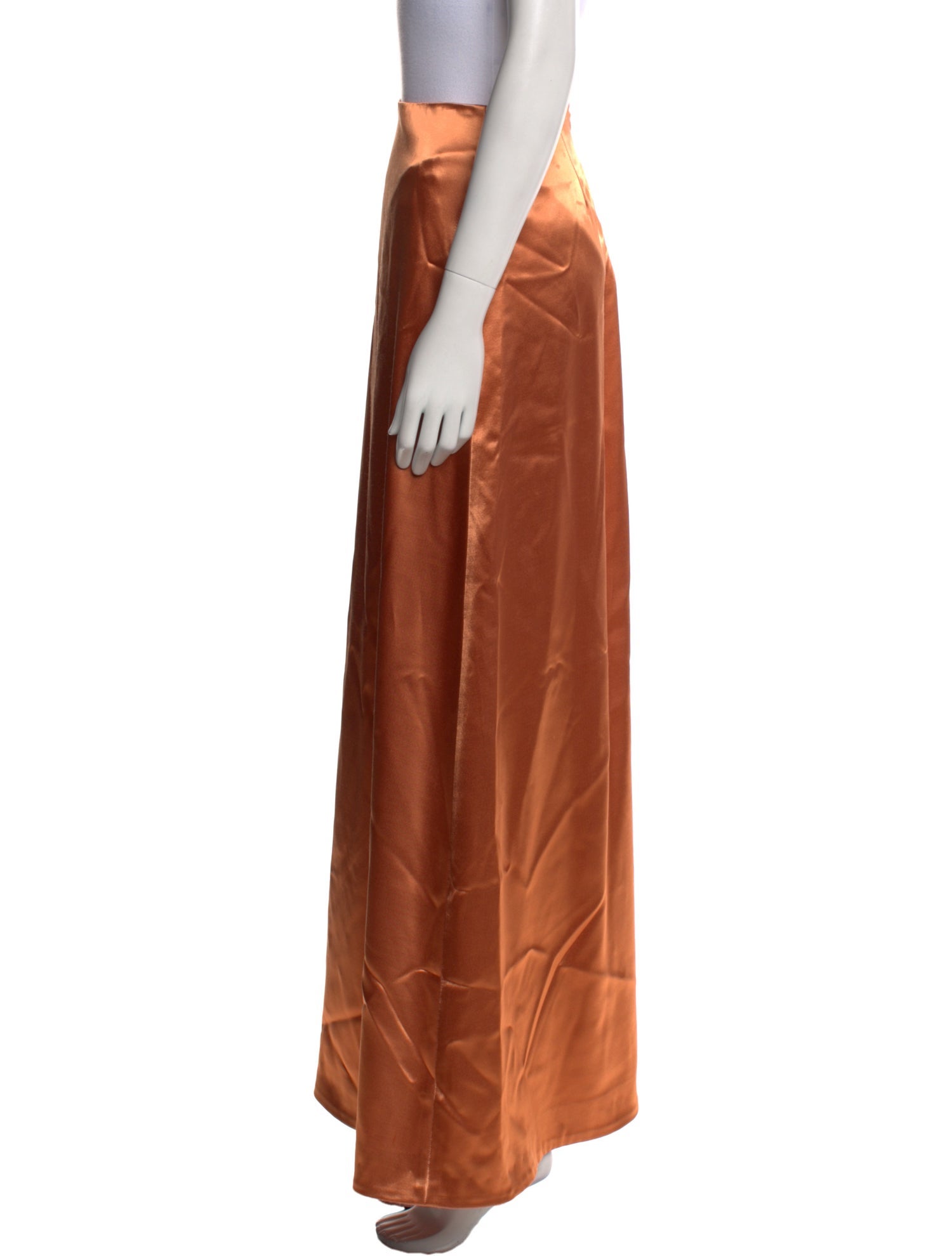 Jil Sander Satin Long Skirt