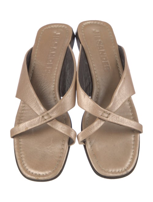 Jil Sander Leather Slides