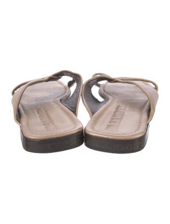 Jil Sander Leather Slides