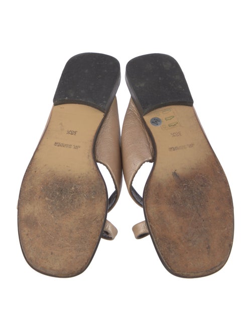 Jil Sander Leather Slides