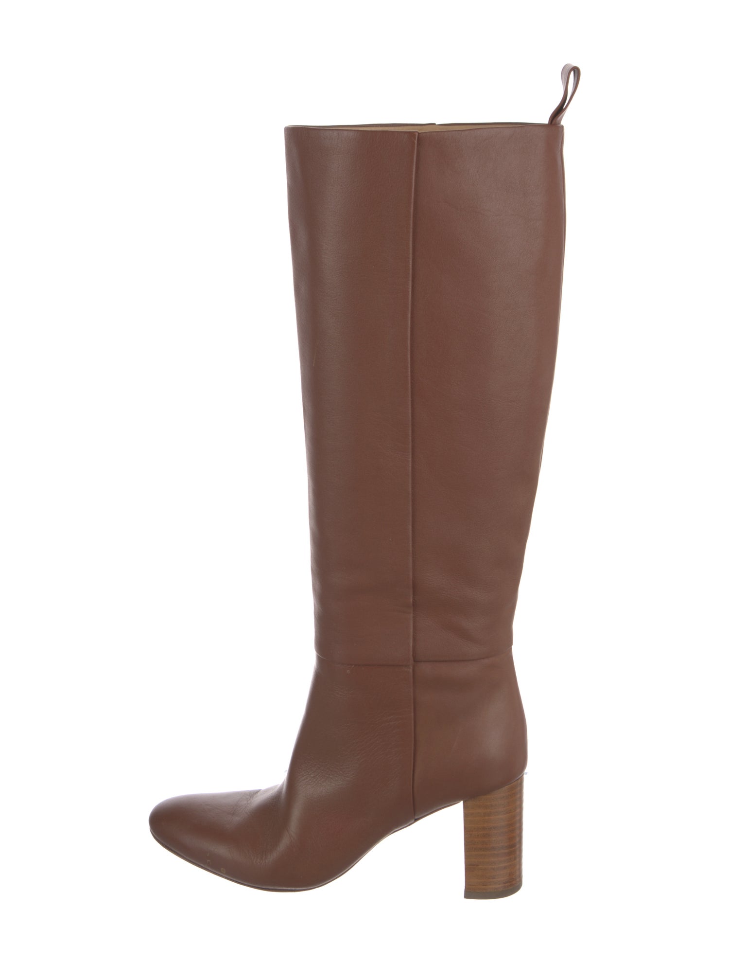 Jil Sander Navy Leather Boots