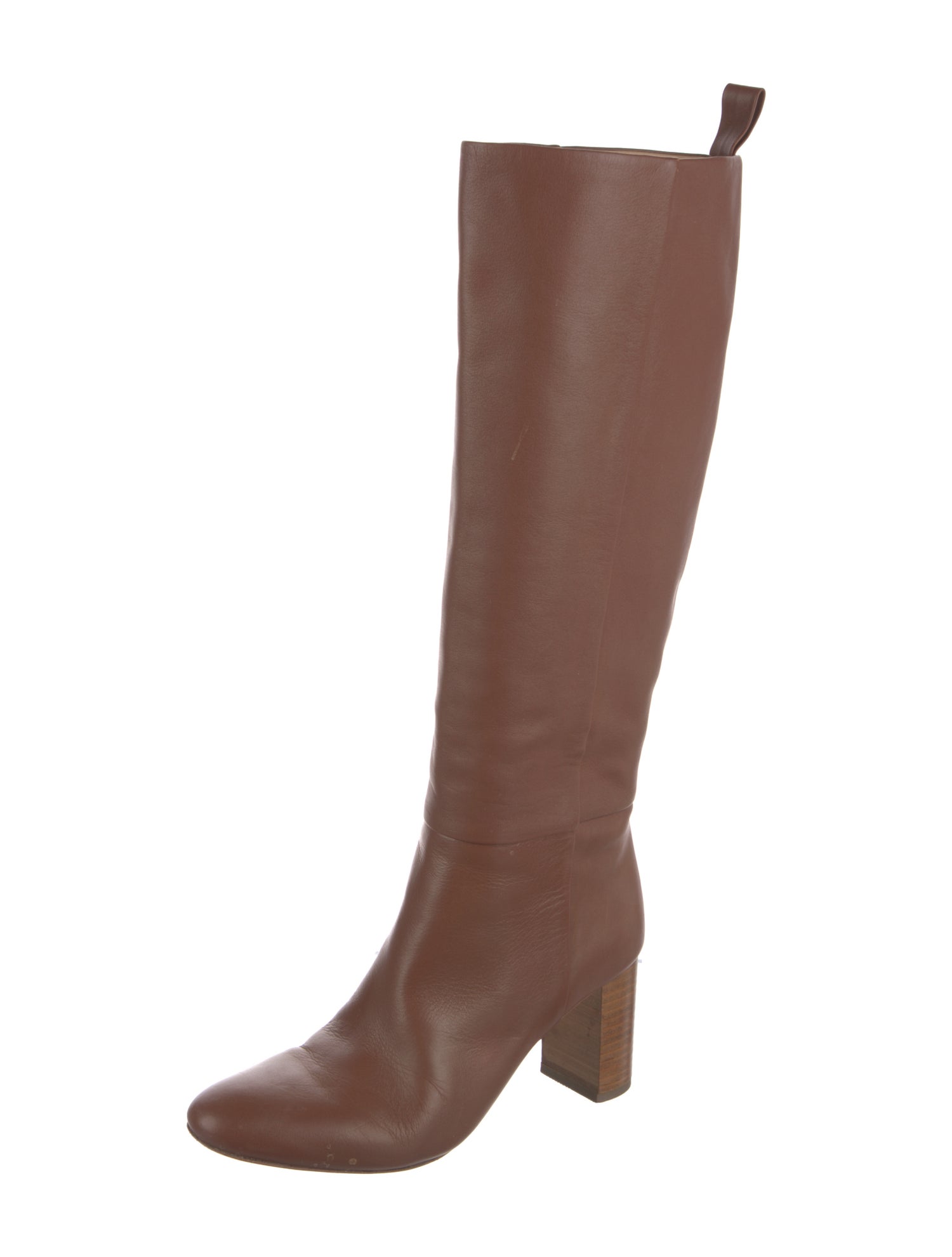Jil Sander Navy Leather Boots