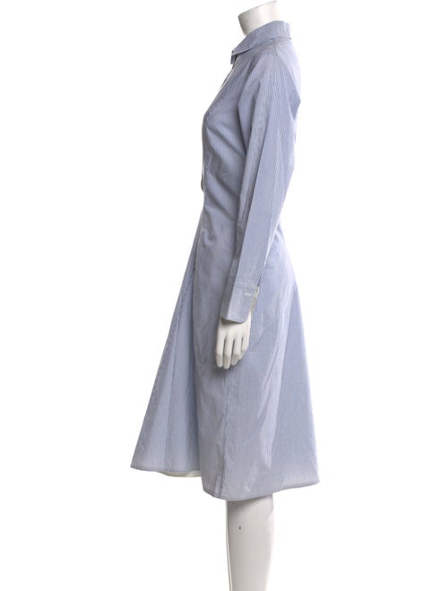 Jil Sander Striped Midi Length Dress