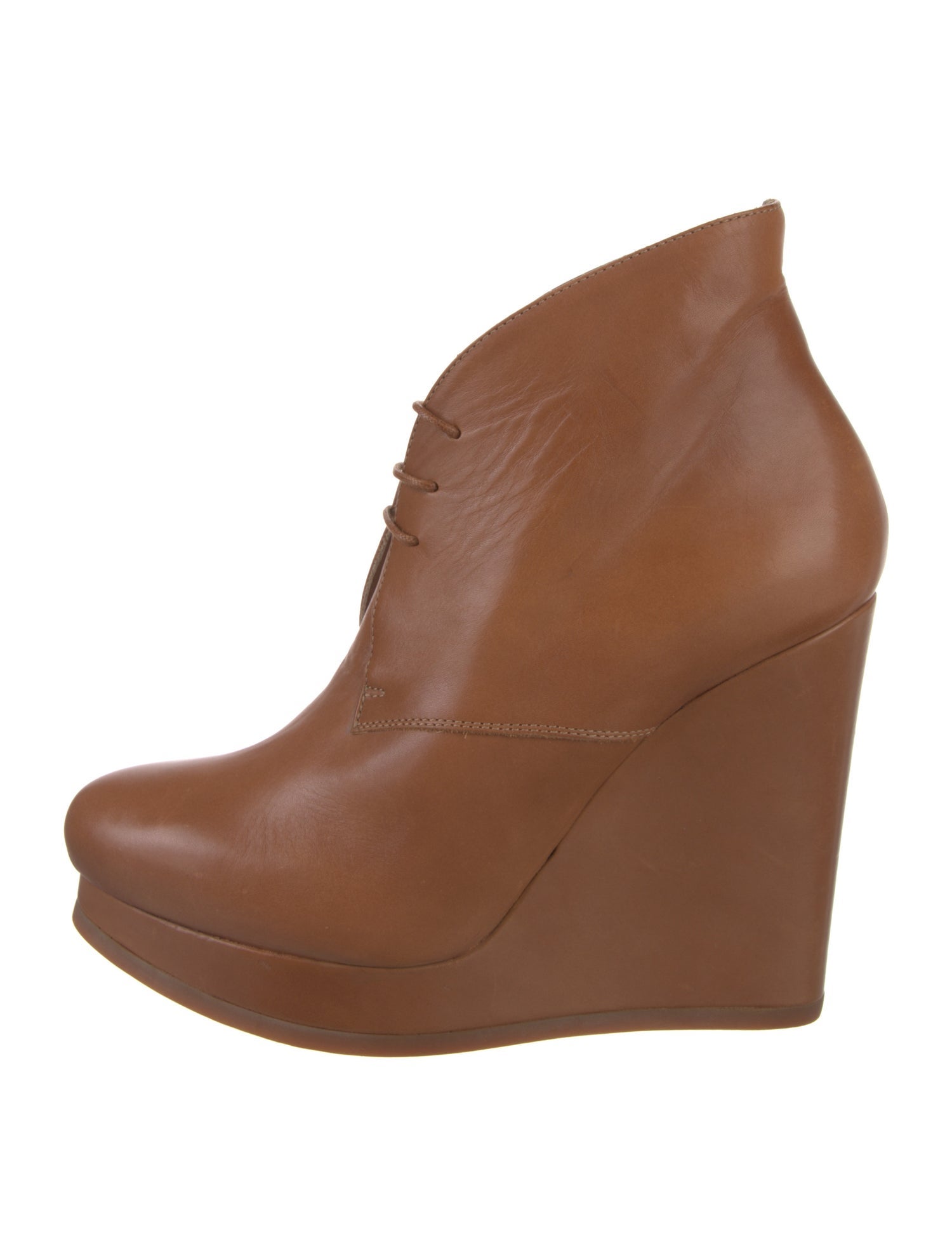 Jil Sander Leather Lace-Up Boots