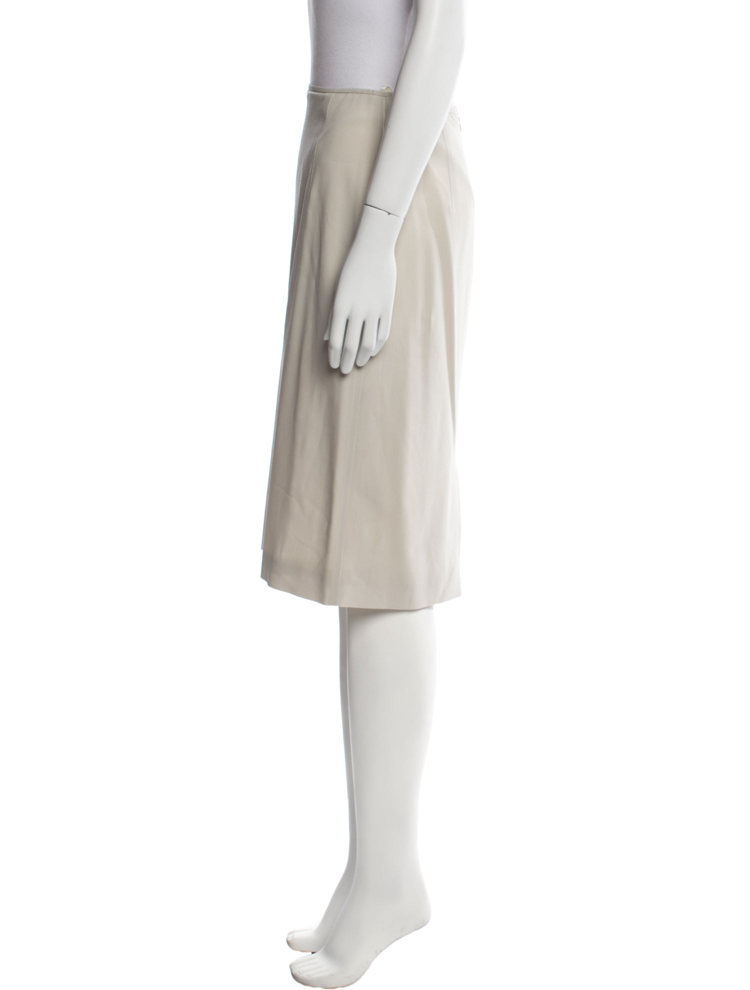 Jil Sander Wool Knee-Length Skirt