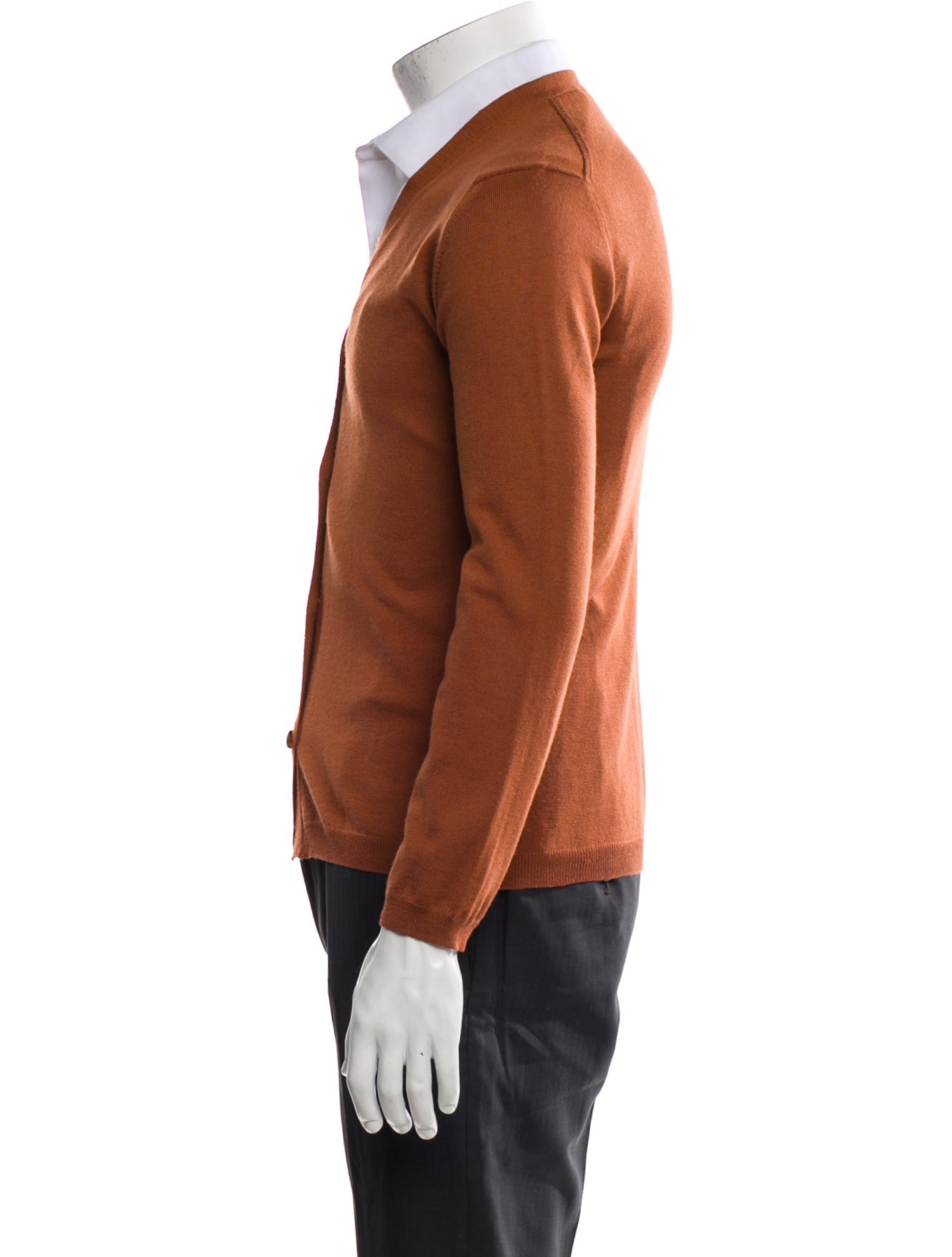 Jil Sander Wool V-Neck Cardigan