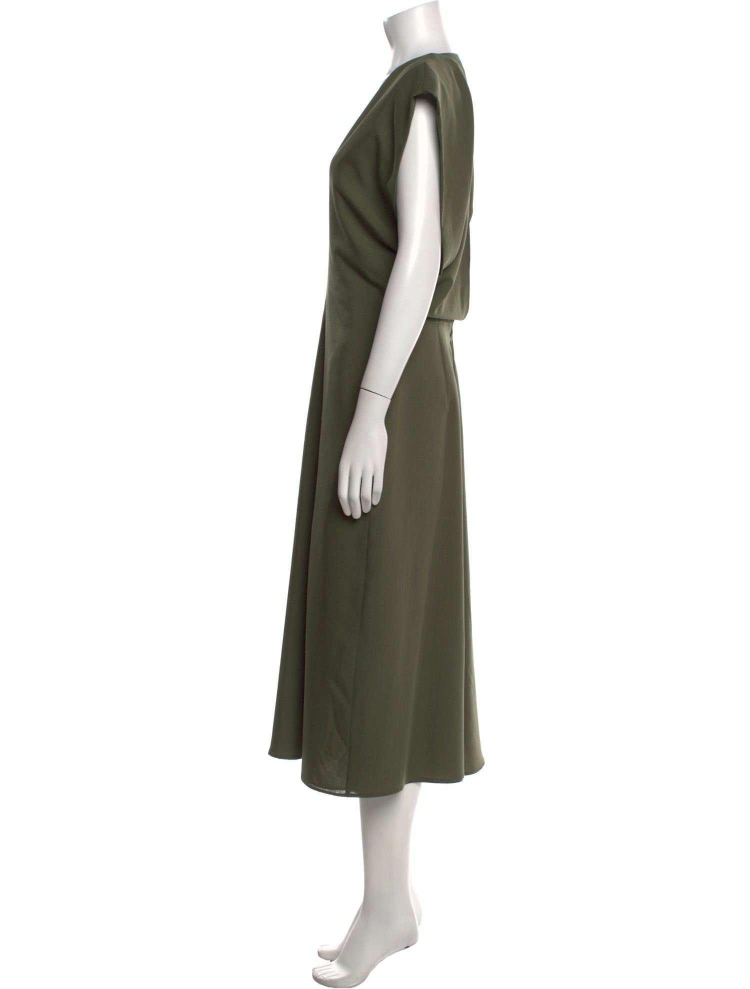 Jil Sander Wool Long Dress