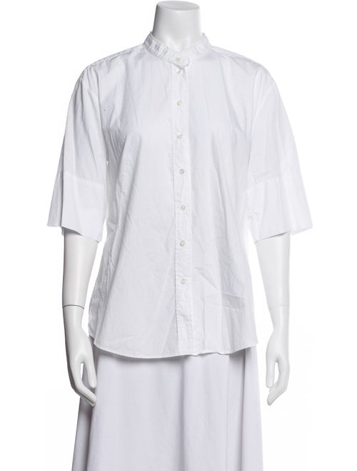 Jil Sander Three-Quarter Sleeve Button-Up Top