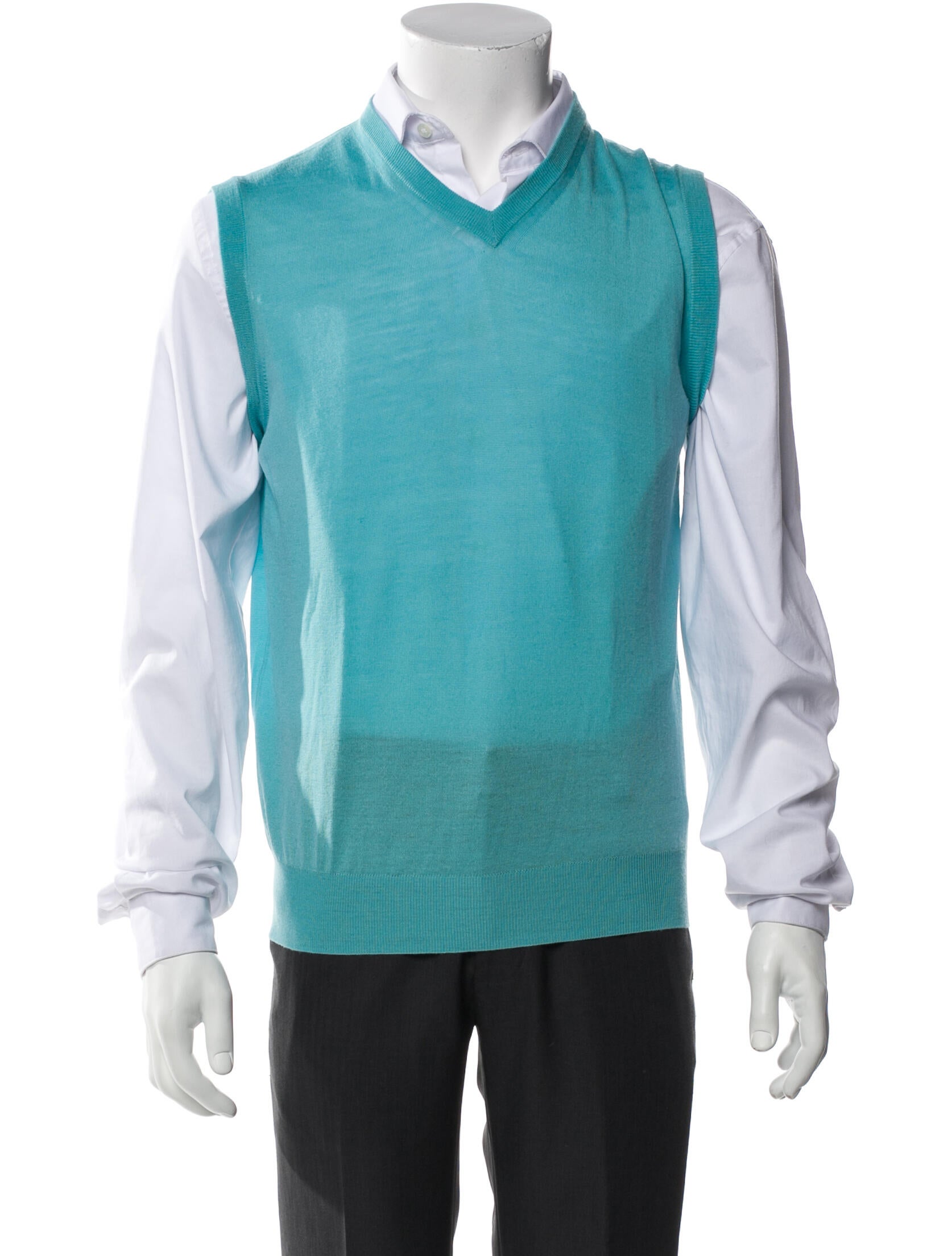 Jil Sander Wool V-Neck Sweater Vest