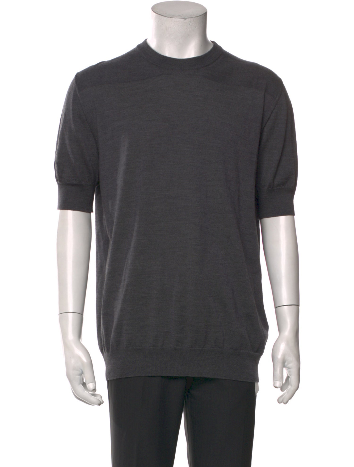 Jil Sander Virgin Wool Crew Neck T-Shirt