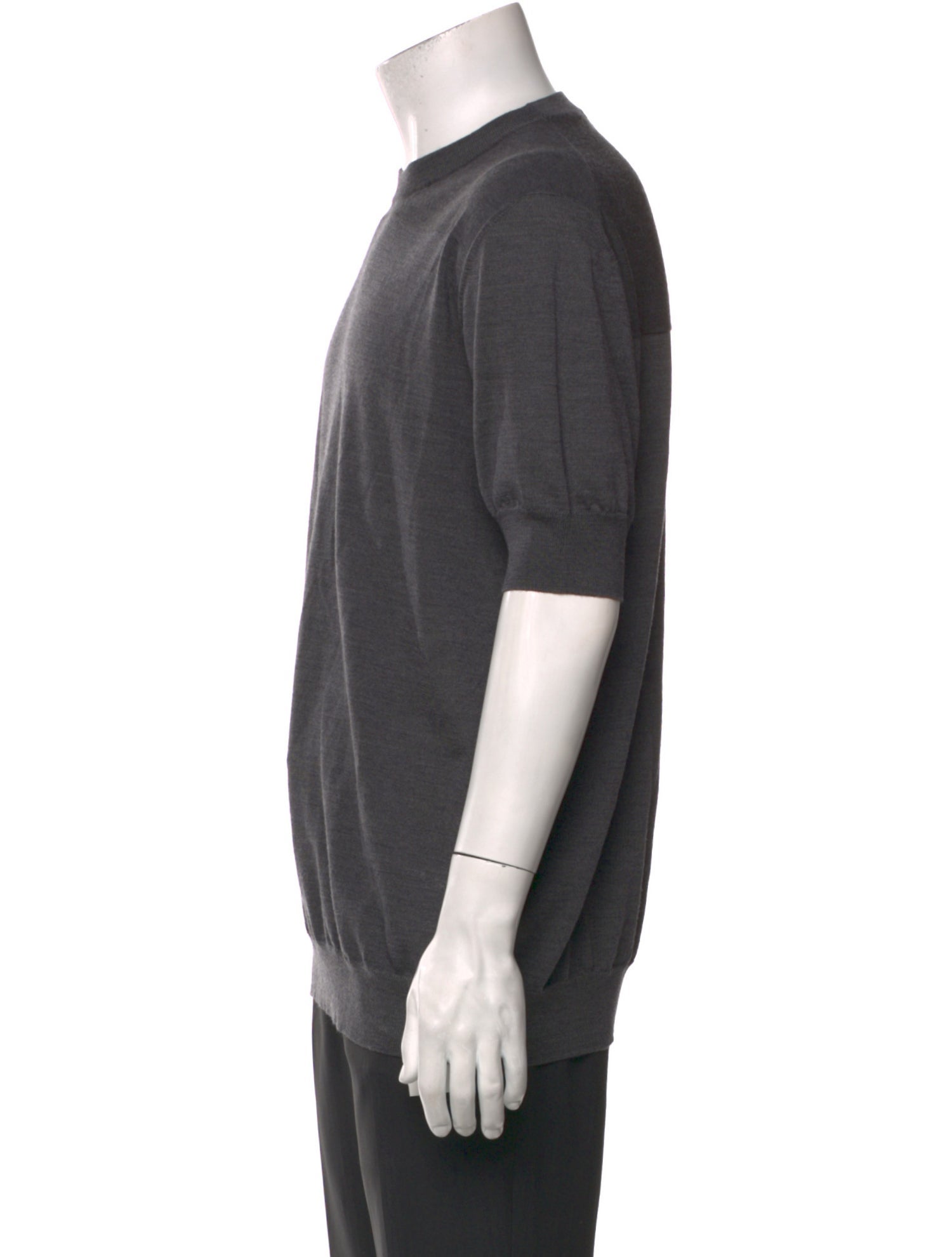 Jil Sander Virgin Wool Crew Neck T-Shirt