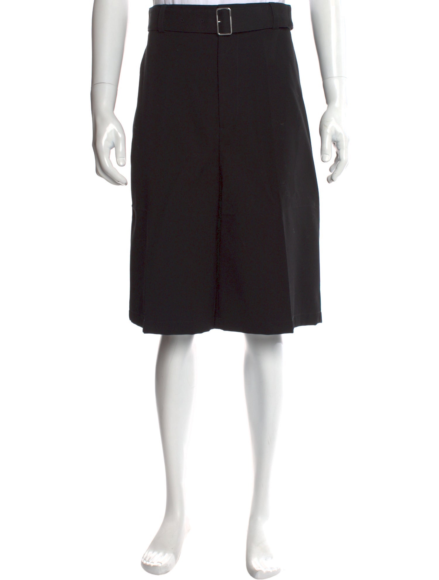 Jil Sander Wool Flat Front Shorts w/ Tags