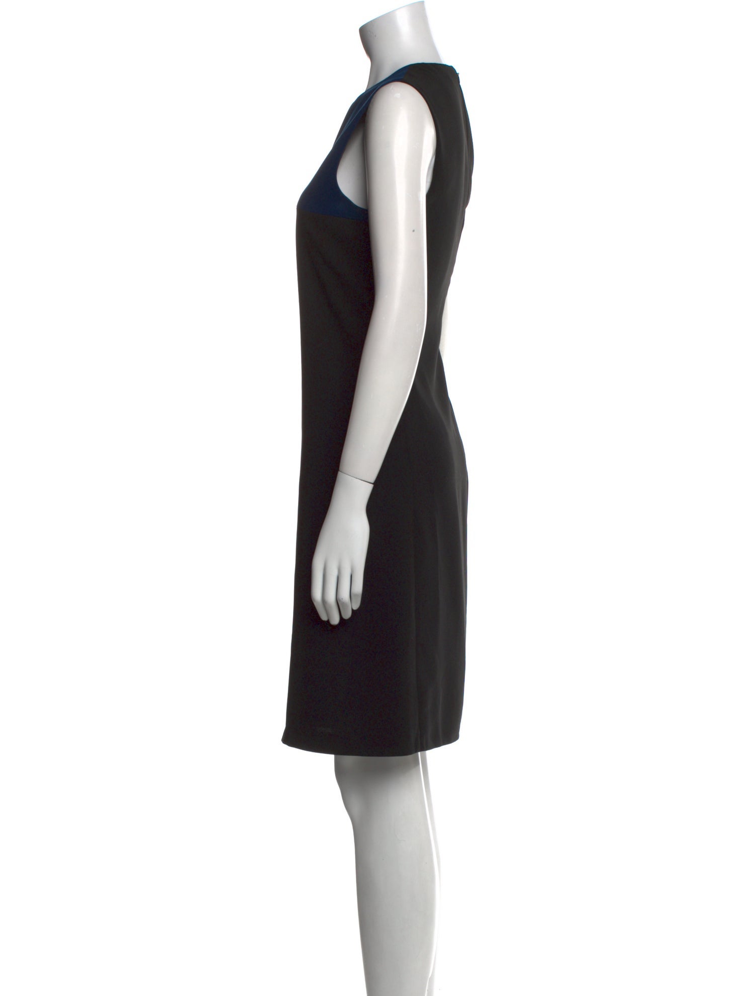 Jil Sander Colorblock Pattern Knee-Length Dress