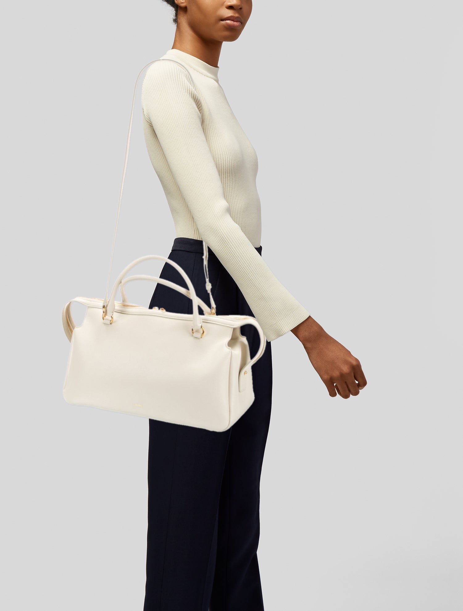 Jil Sander Leather Top Handle Bag