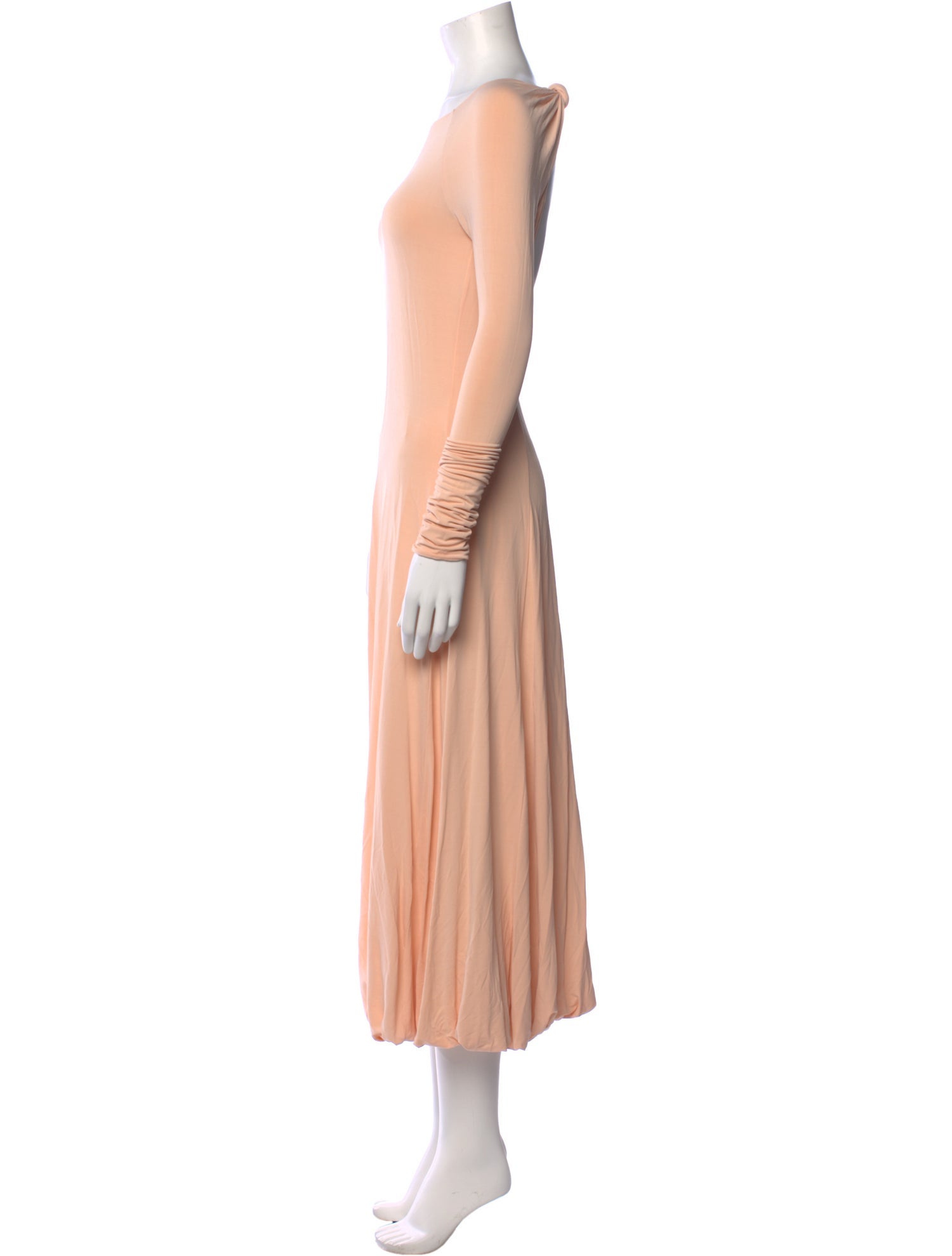 Jil Sander Bateau Neckline Long Dress
