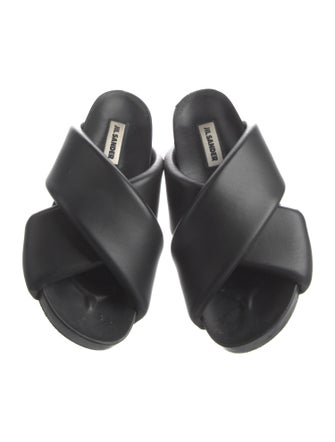 Jil Sander Leather Slides
