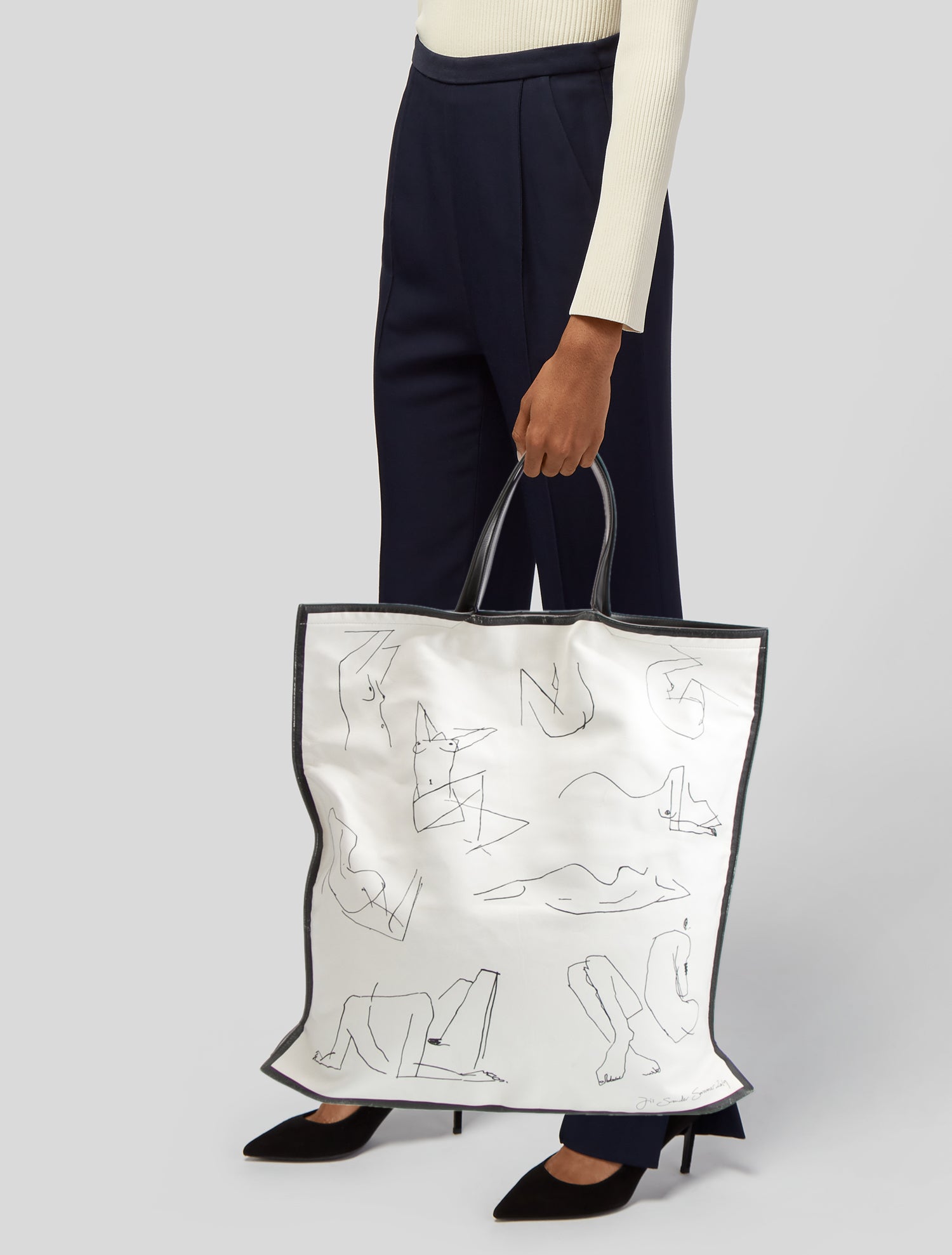 Jil Sander Leather Tote