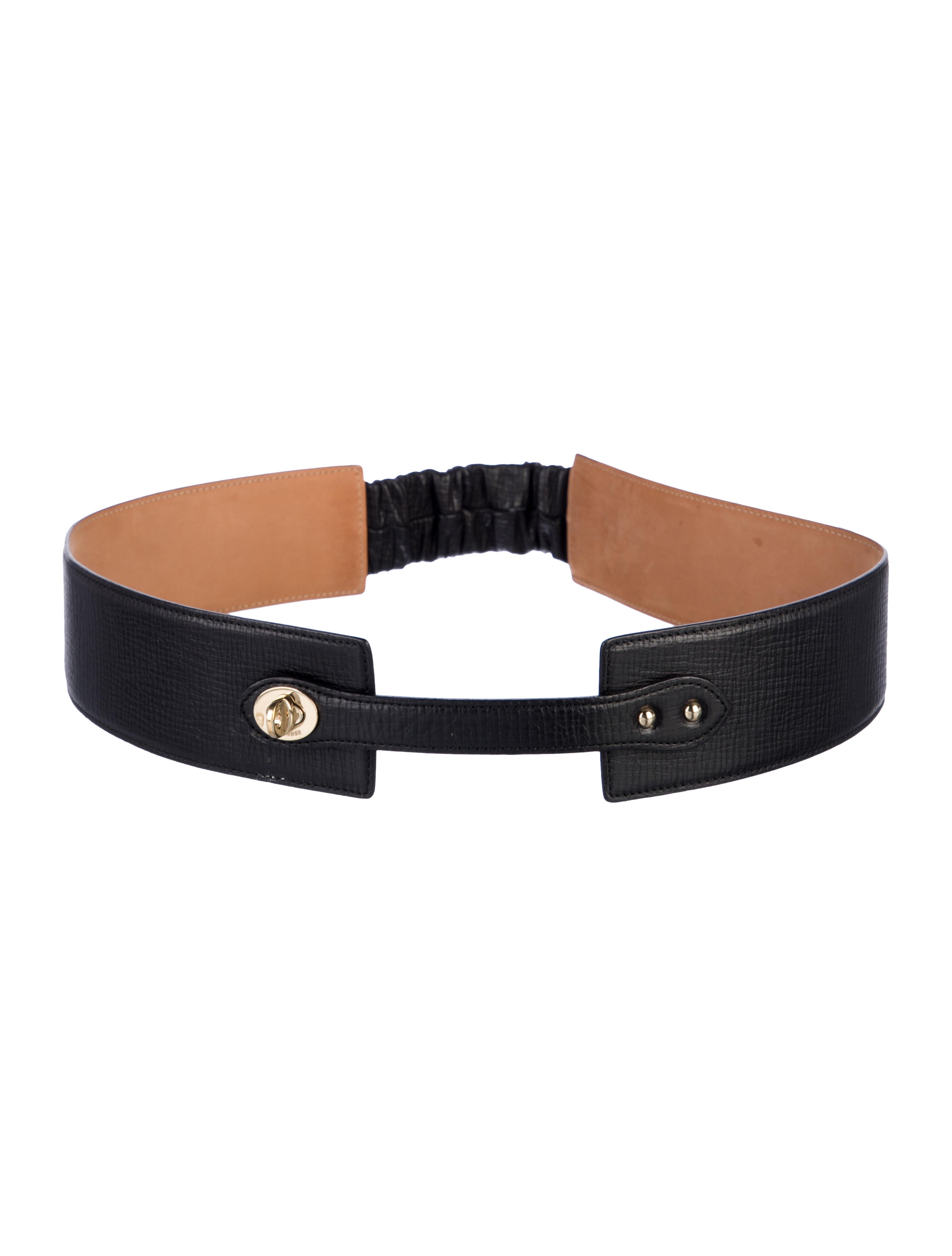 Jil Sander Wide Leather Waist Belt