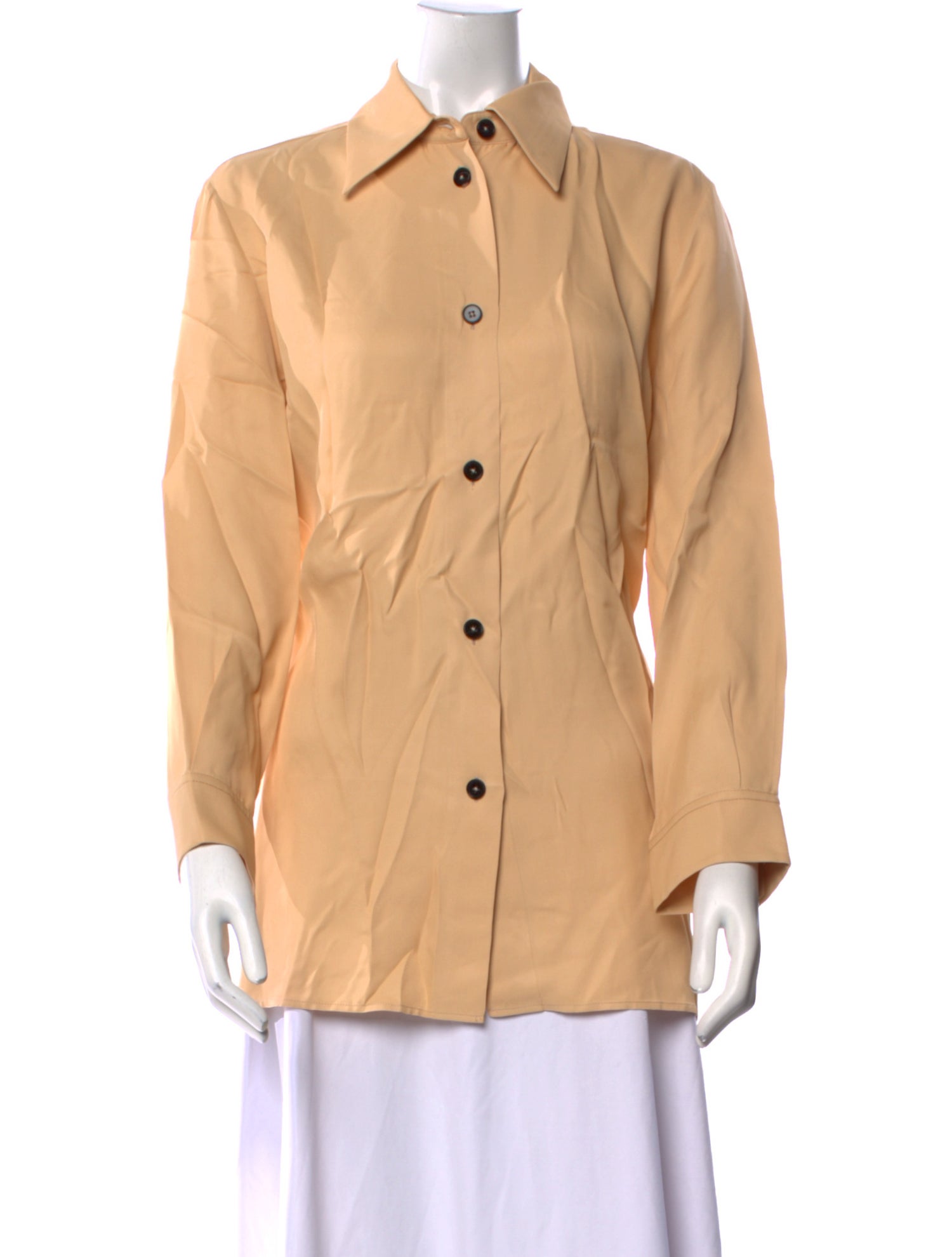 Jil Sander Long Sleeve Button-Up Top