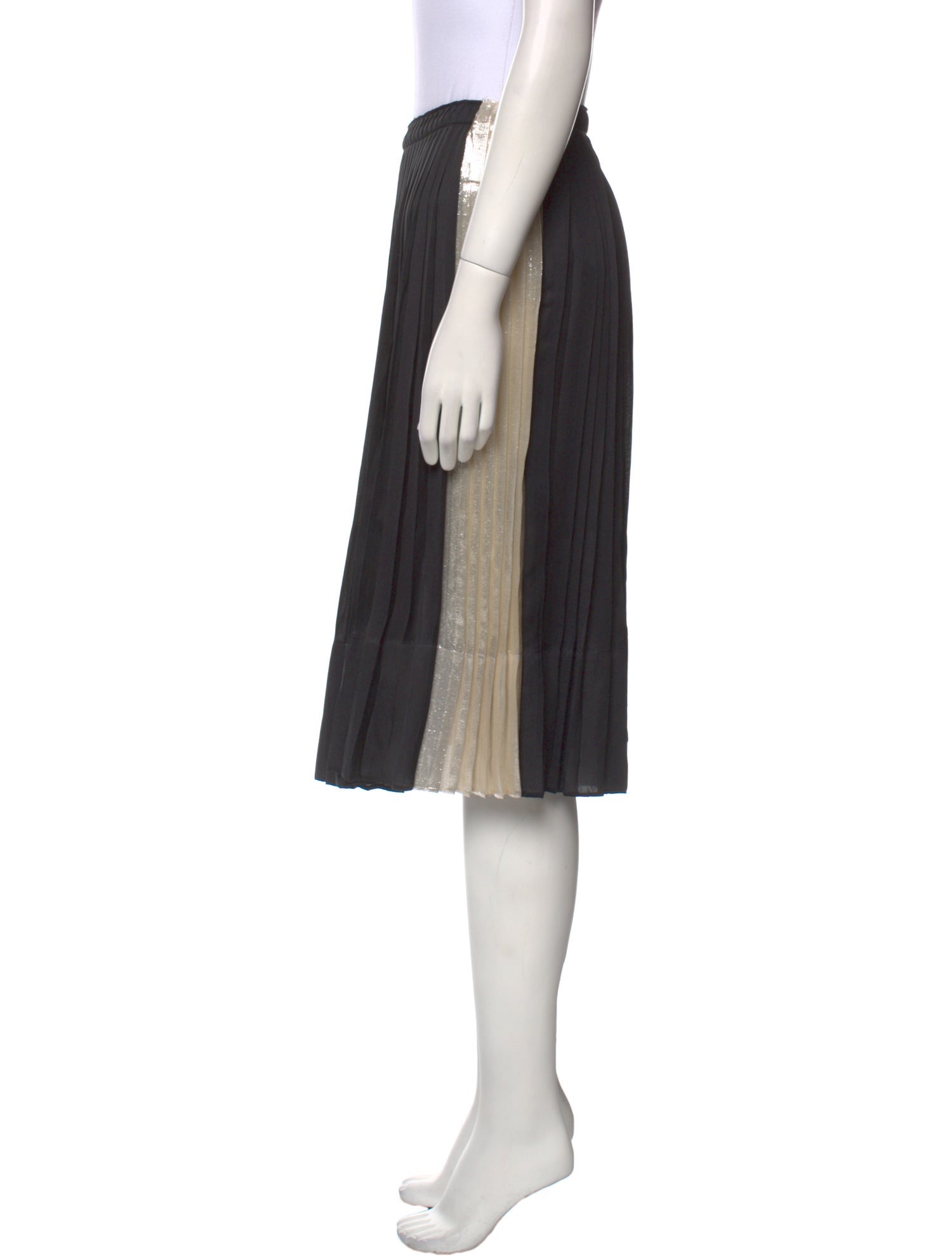 Jil Sander Silk Knee-Length Skirt