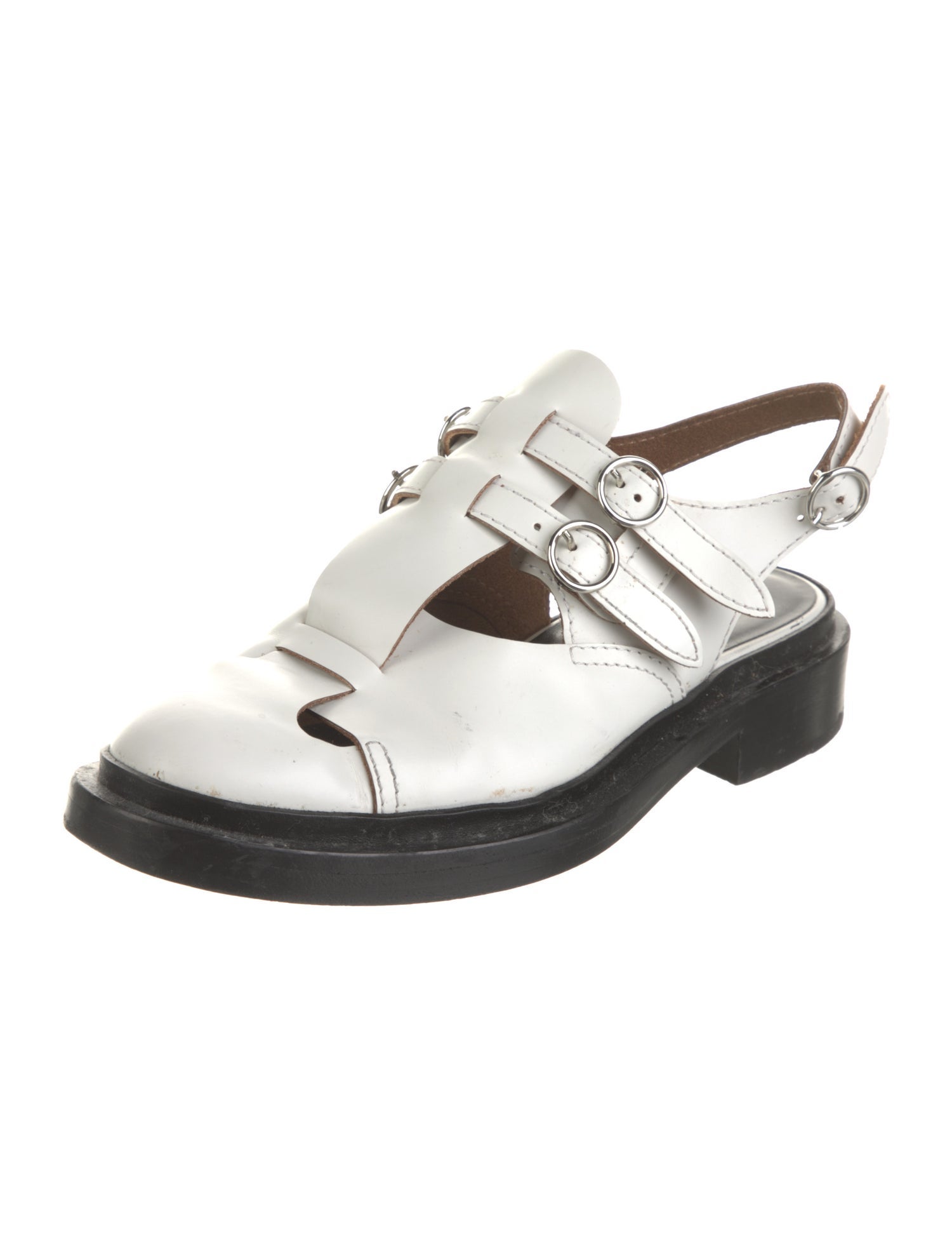 Jil Sander Leather Slingback Pumps