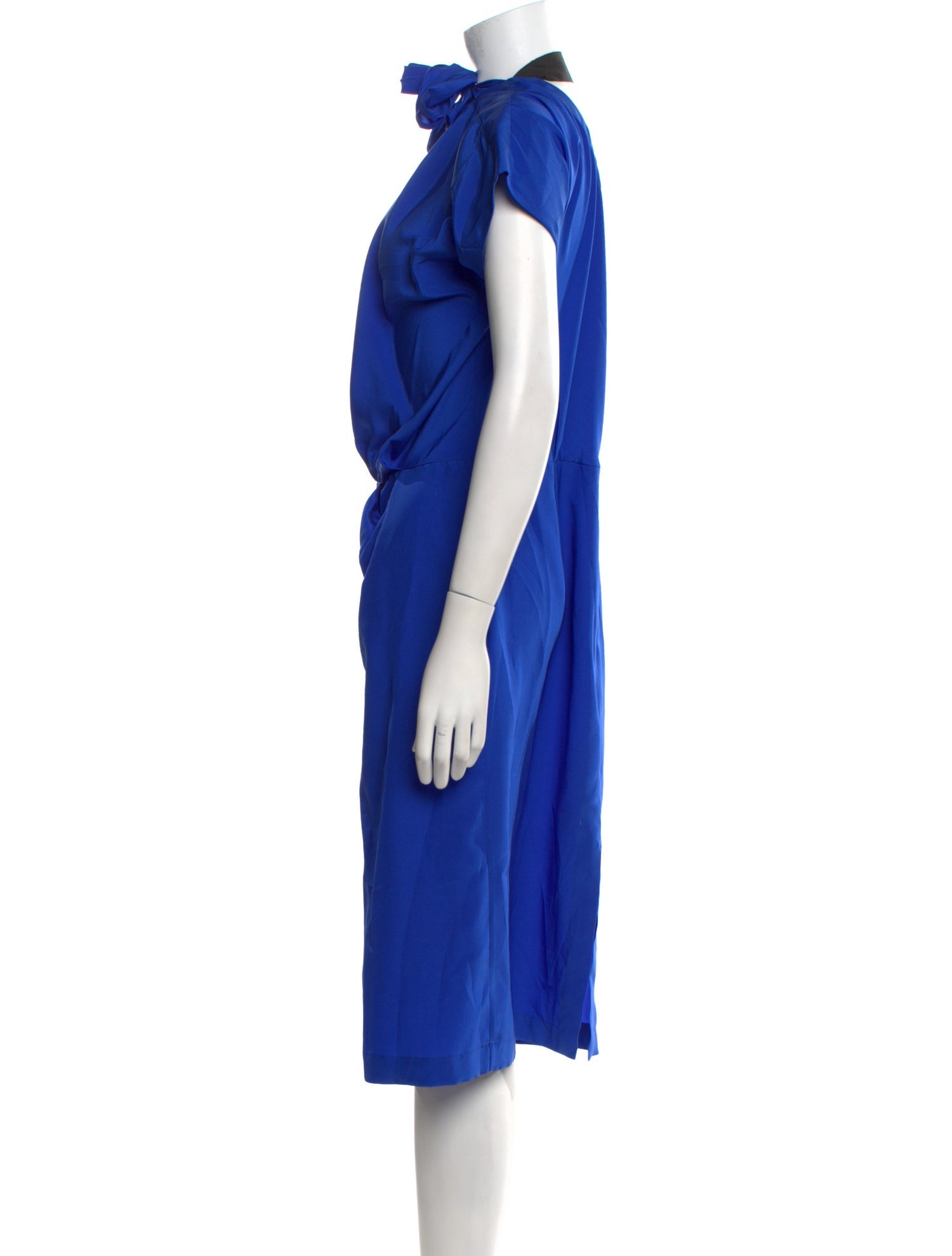 Jil Sander Silk Knee-Length Dress
