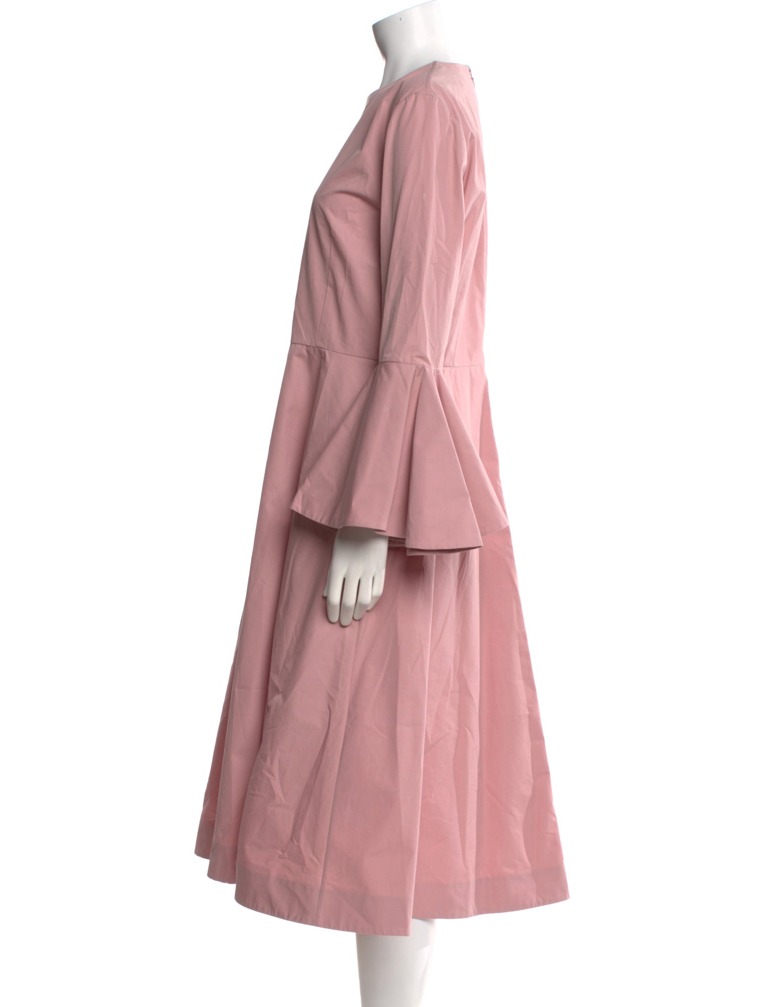 Jil Sander Crew Neck Midi Length Dress w/ Tags