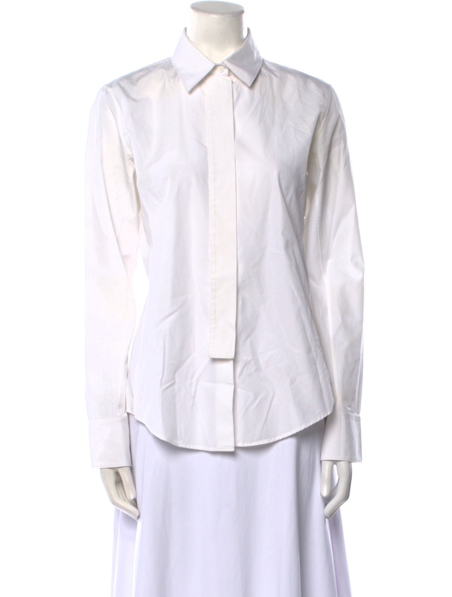 Jil Sander Long Sleeve Button-Up Top