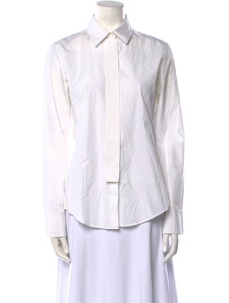 Jil Sander Long Sleeve Button-Up Top