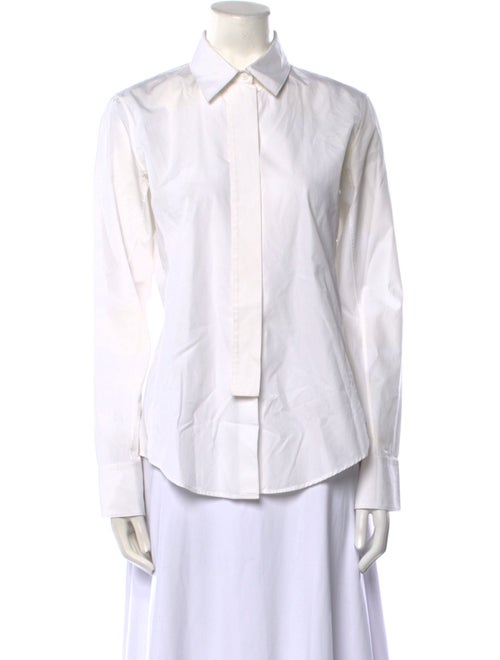 Jil Sander Long Sleeve Button-Up Top