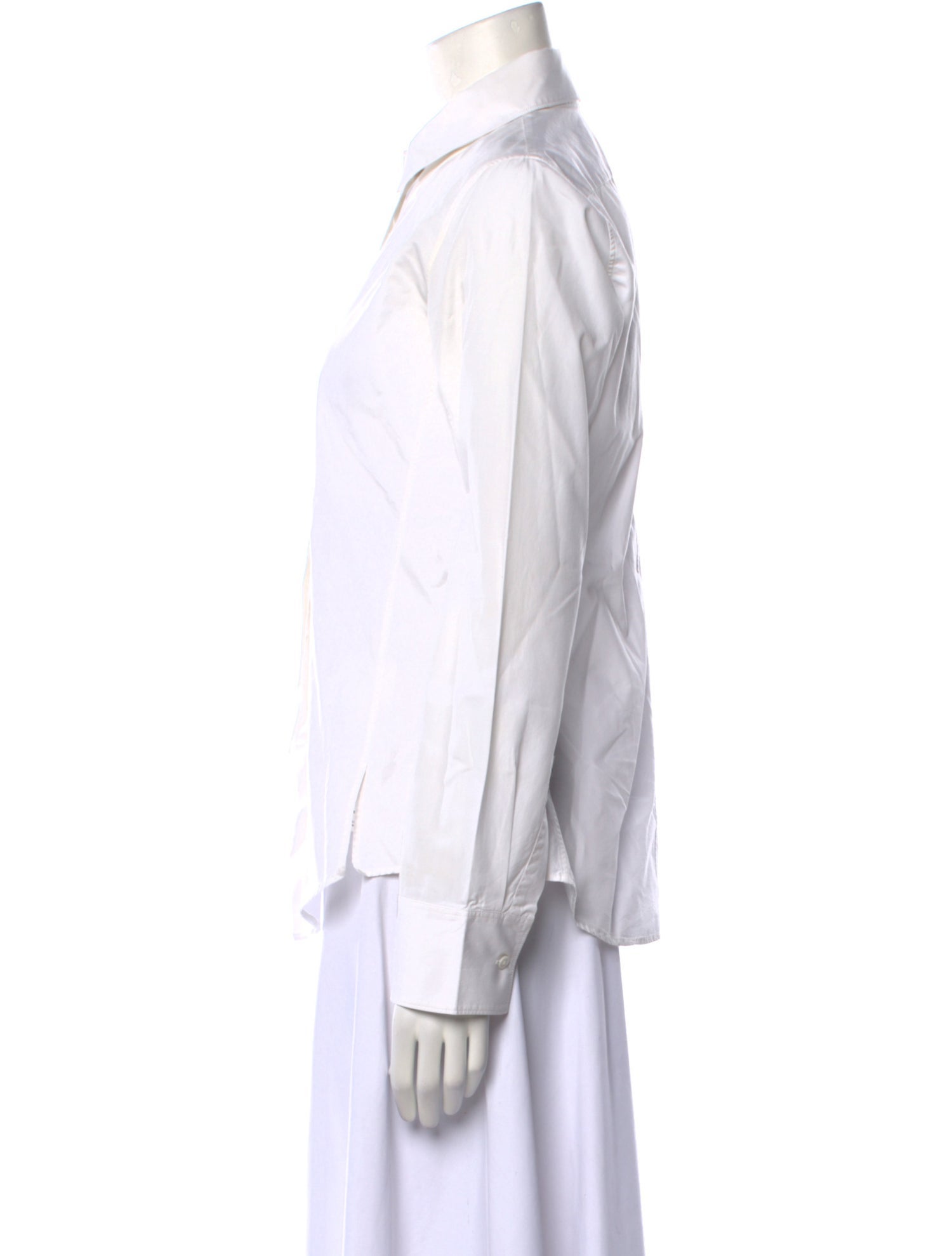 Jil Sander Long Sleeve Button-Up Top