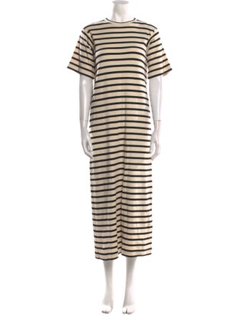 Jil Sander Striped Long Dress