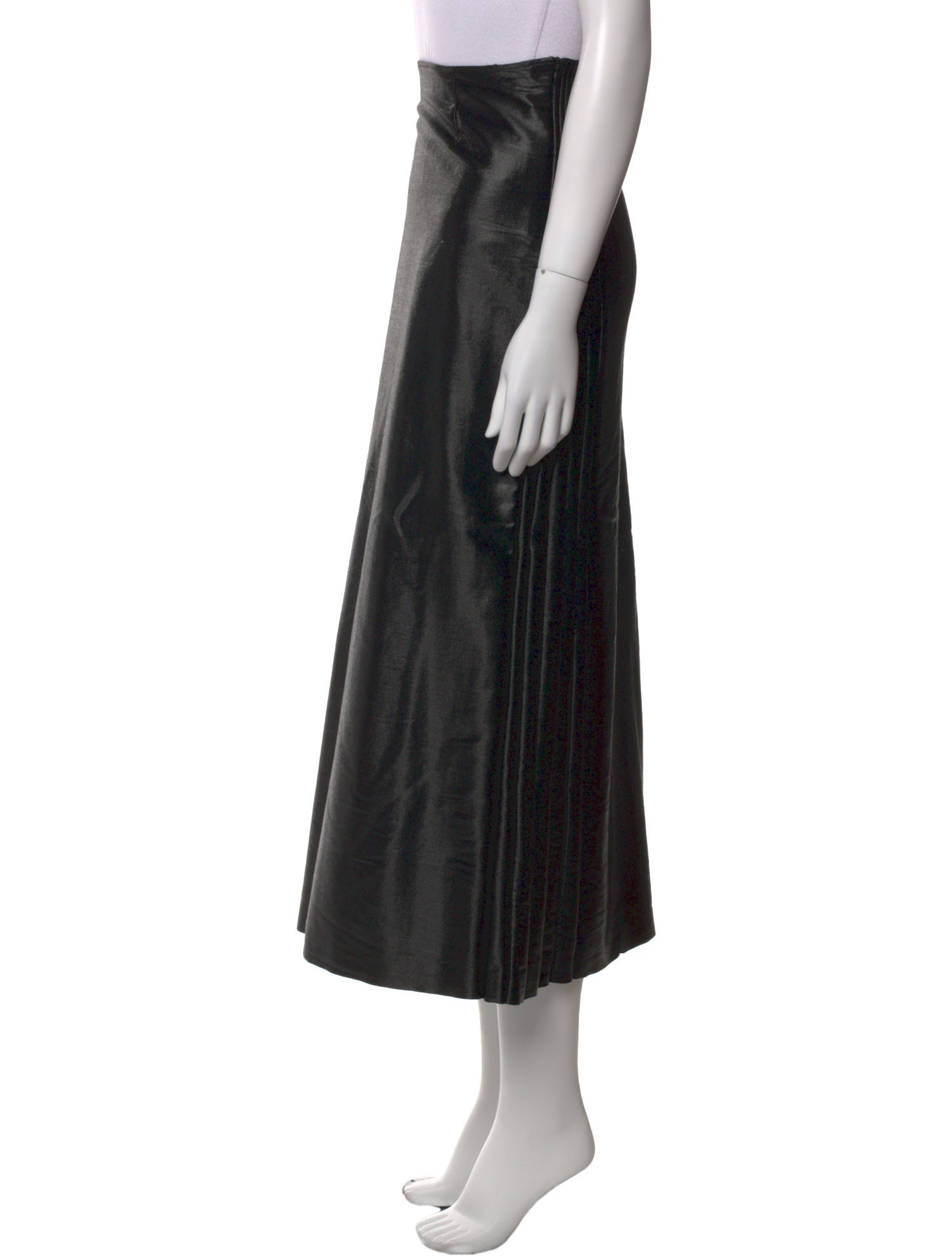 Jil Sander Wool Midi Length Skirt