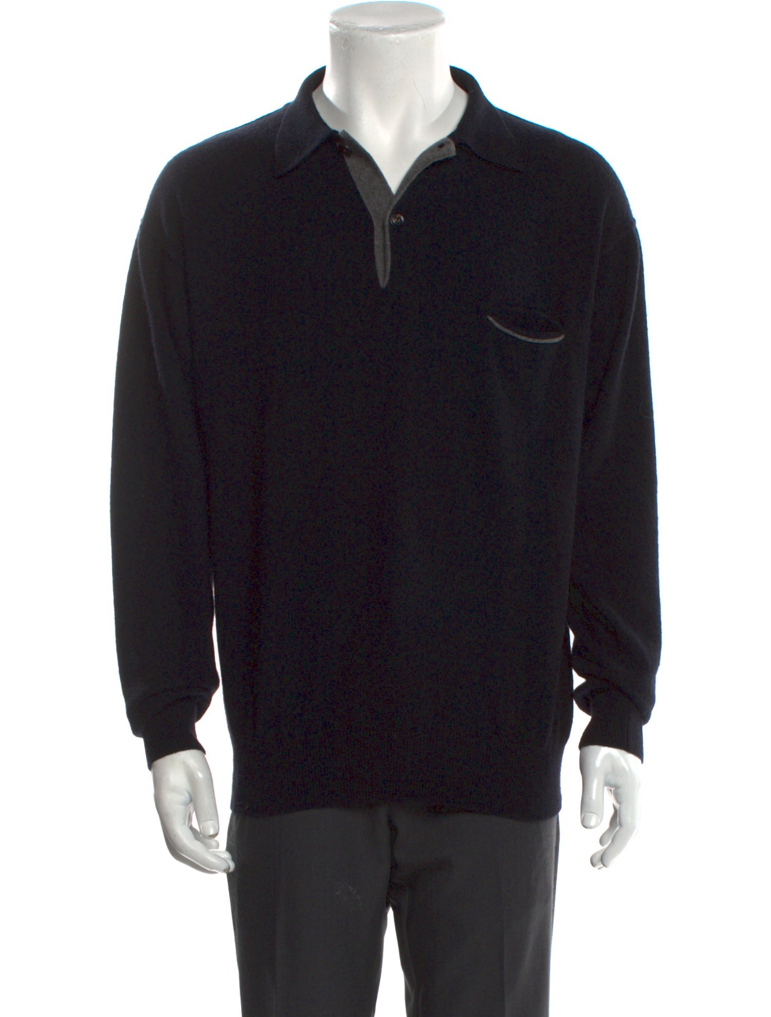 Jil Sander Vintage Late 1990's - Early 2000's Polo Sweater