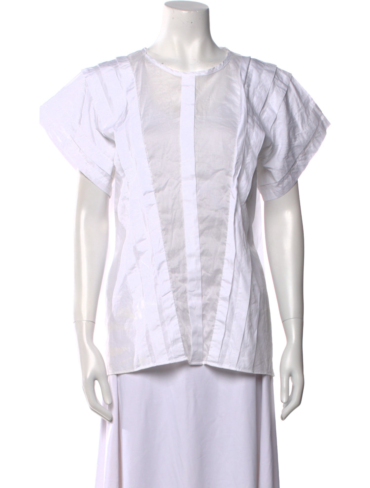 Jil Sander 2015 Crew Neck Blouse