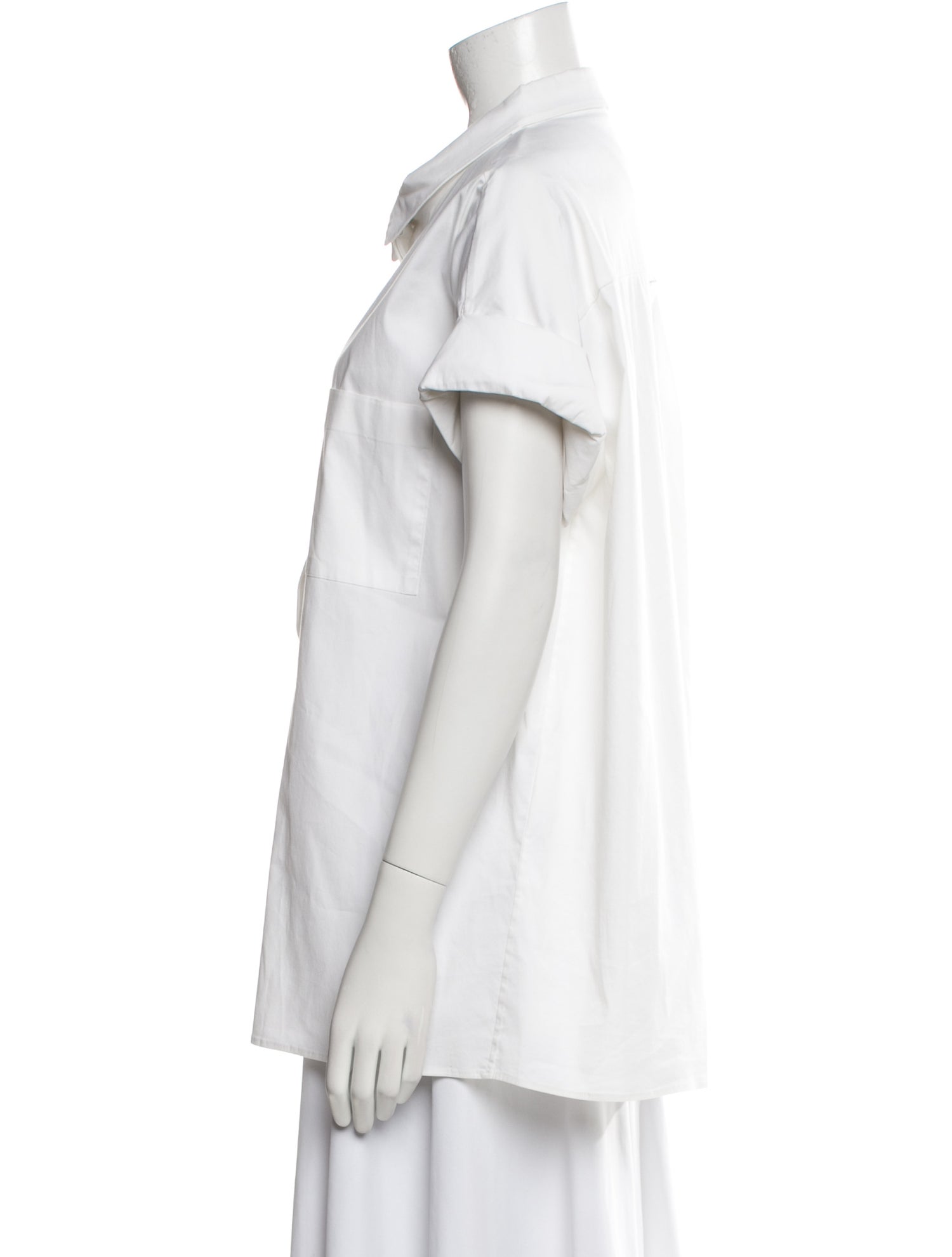 Jil Sander Short Sleeve Button-Up Top