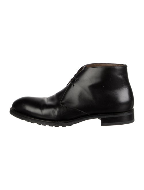 Jil Sander Leather Lace-Up Boots