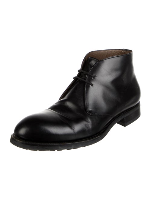 Jil Sander Leather Lace-Up Boots