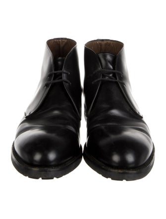 Jil Sander Leather Lace-Up Boots