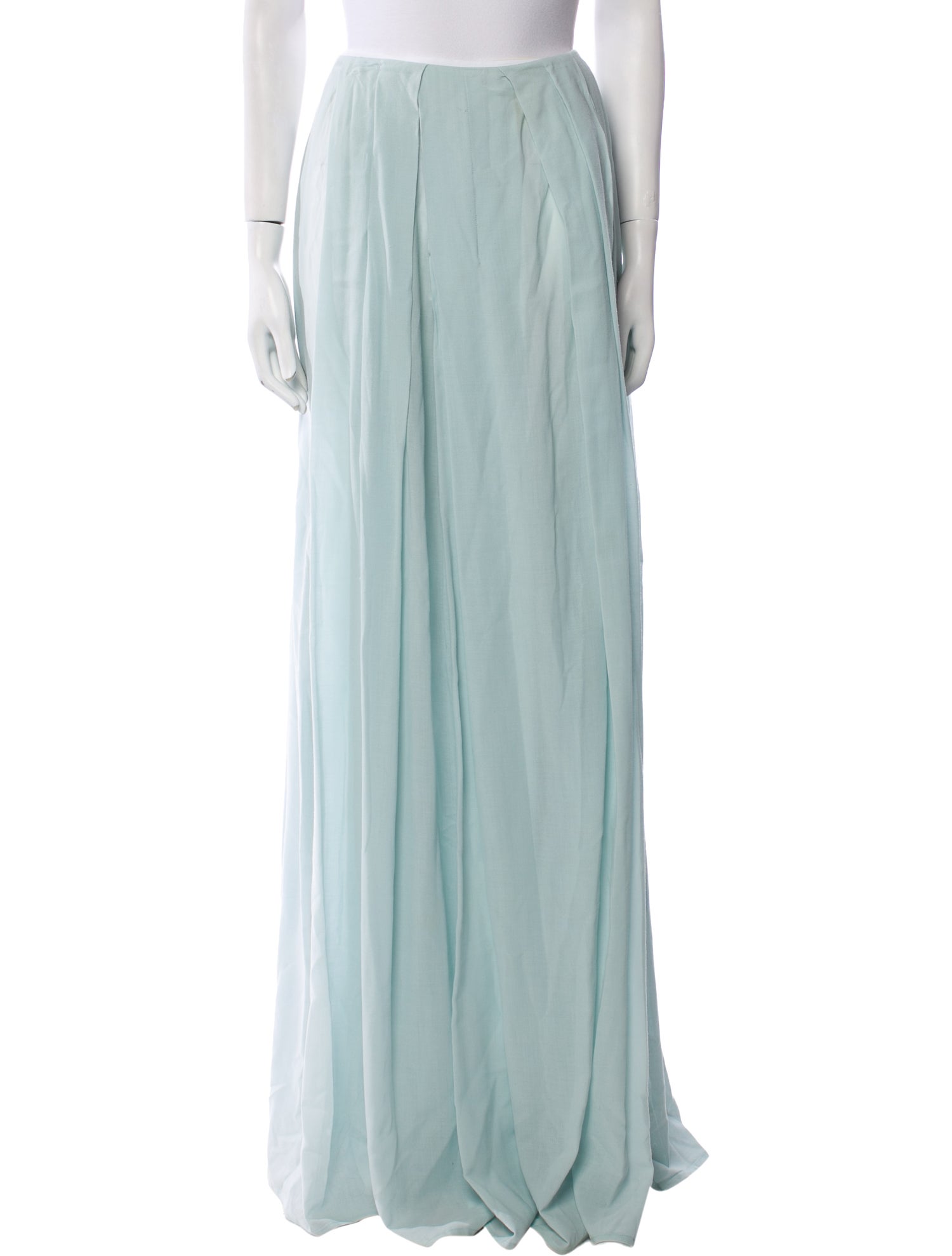 Jil Sander Wool Midi Length Skirt